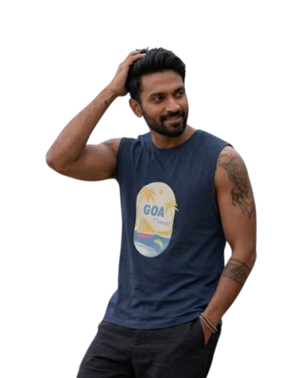 Hot (27) Goa Vibes Men's Sleeveless Tshirt