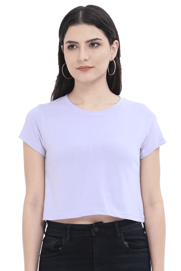 Lavender Women's Crop Top
