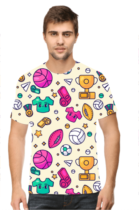 Men's AOP Crew Neck T-shirt