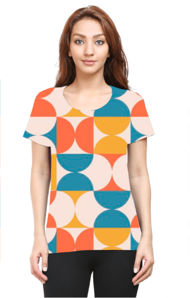 Women's Crew Neck Sports T-shirt