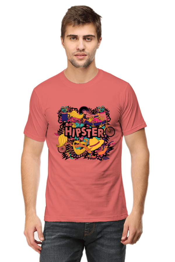 Men's Round Neck Hipster T-shirt