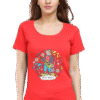 Women's Music Party Crew Neck T-shirt