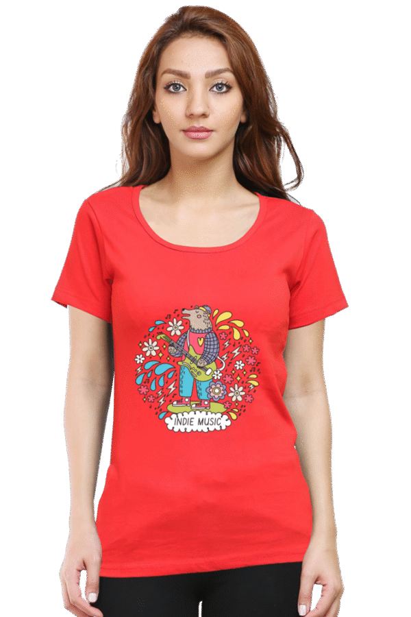 Women's Music Party Crew Neck T-shirt