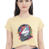 Women's Unicorn Crop Top