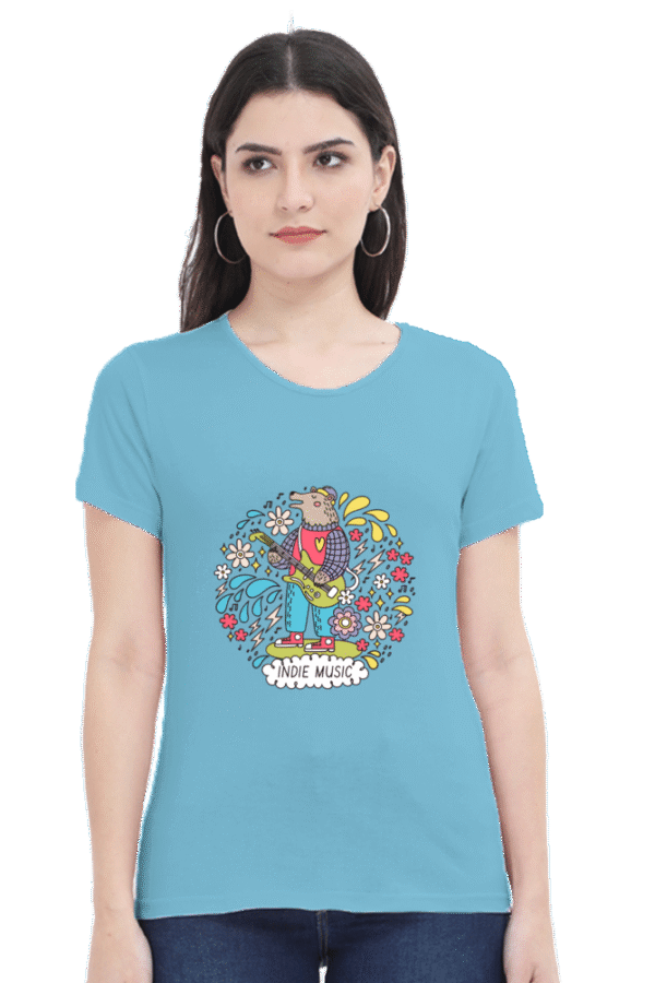 Women's Music Party Crew Neck T-shirt