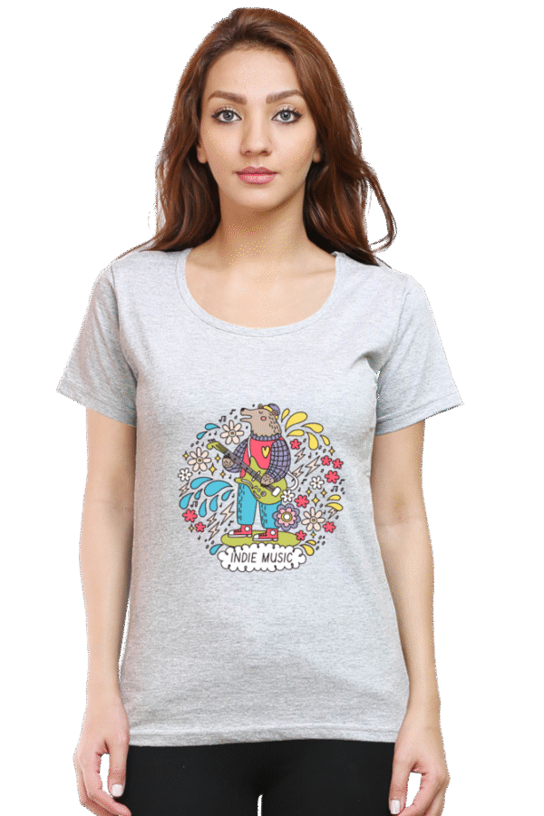 Women's Music Party Crew Neck T-shirt