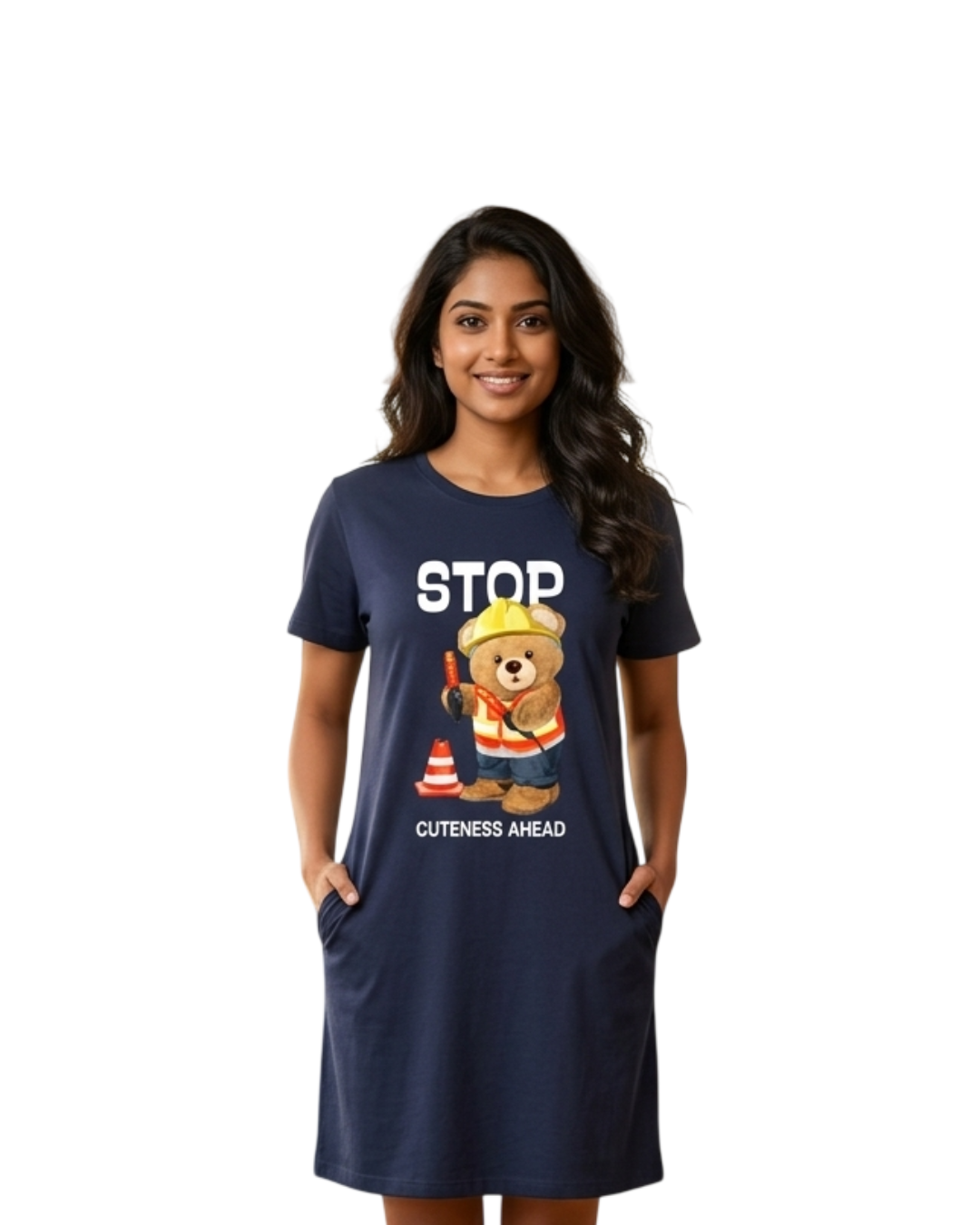 Women's Cuteness Ahead T-shirt Dress