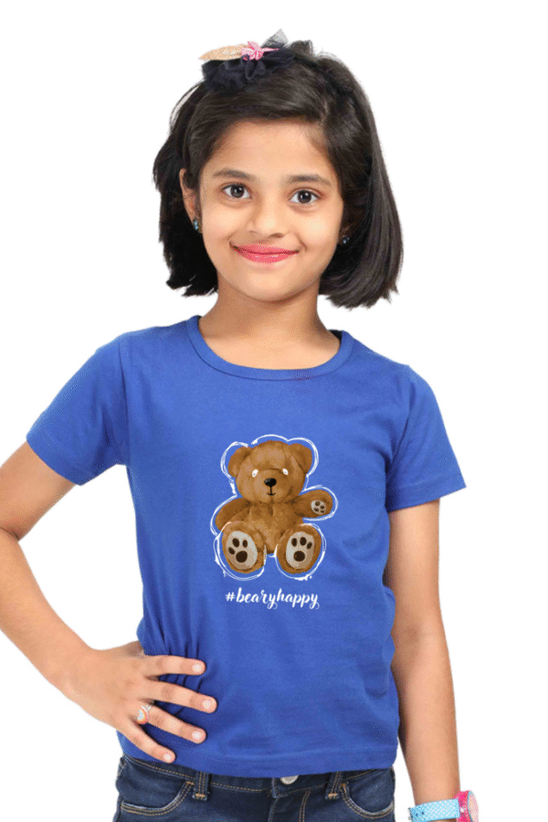 Girl's #bearyhappy T-shirt