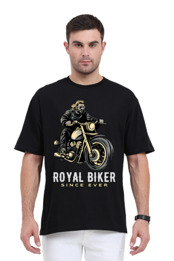 Men's Royal Biker Oversized T-shirt
