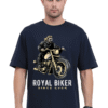 Men's Royal Biker Oversized T-shirt