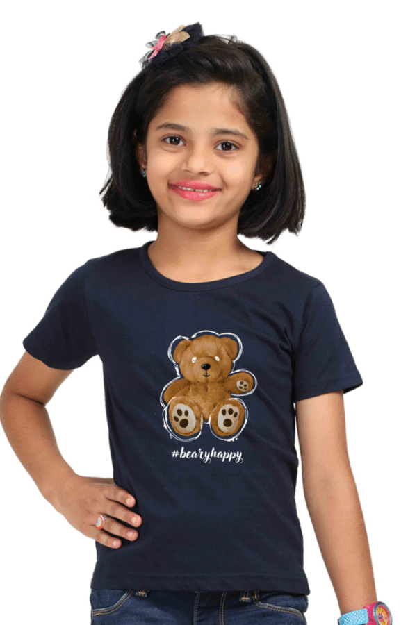 Girl's #bearyhappy T-shirt