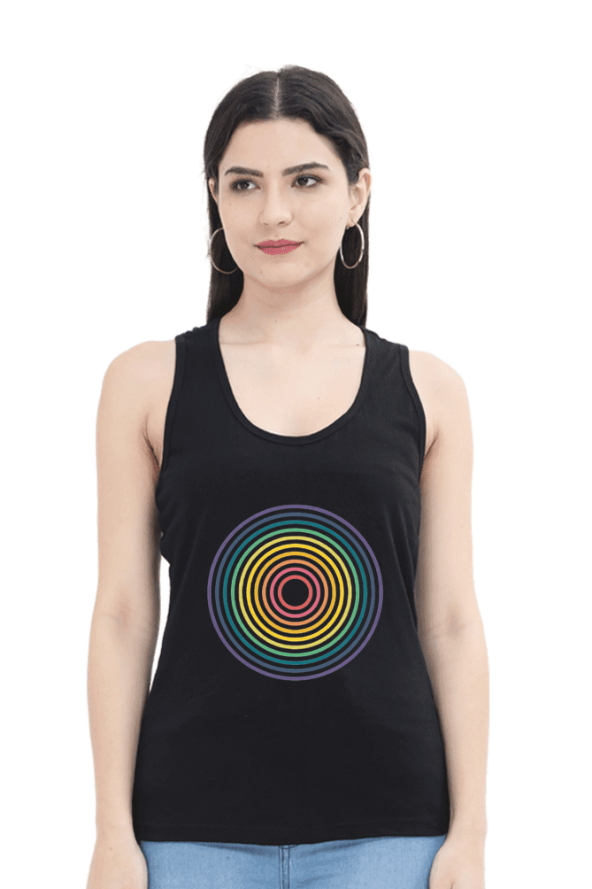 Black Women's Rings Of Life Tank Top