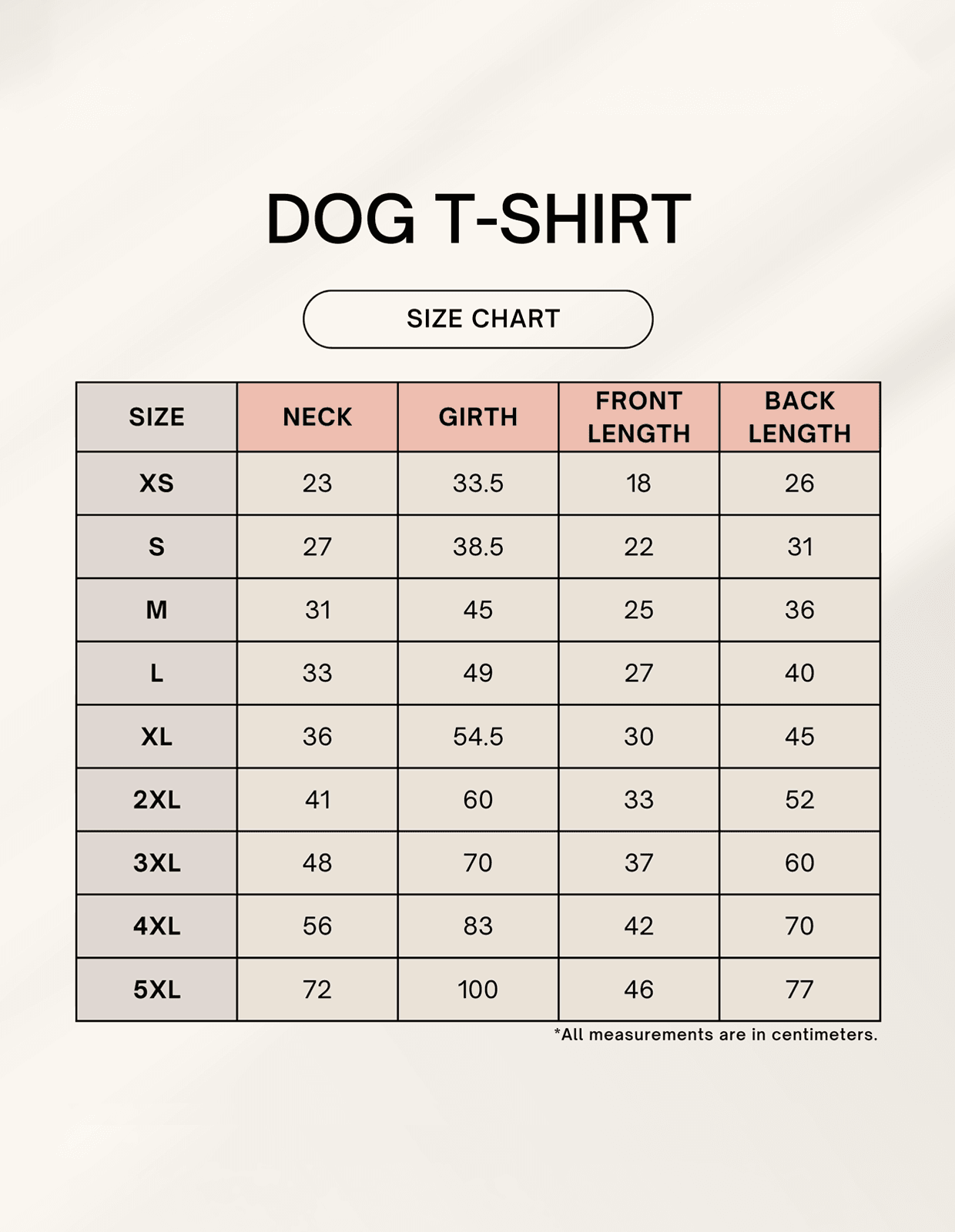1745063524sizechart-2.png #bearyhappy Unisex Dog T-Shirt