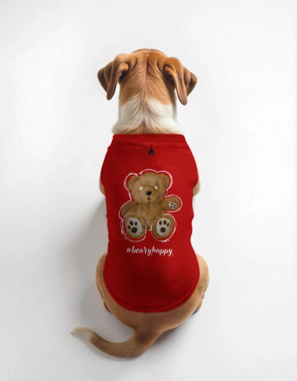 Back_1_c_10-3.jpg #bearyhappy Unisex Dog T-Shirt