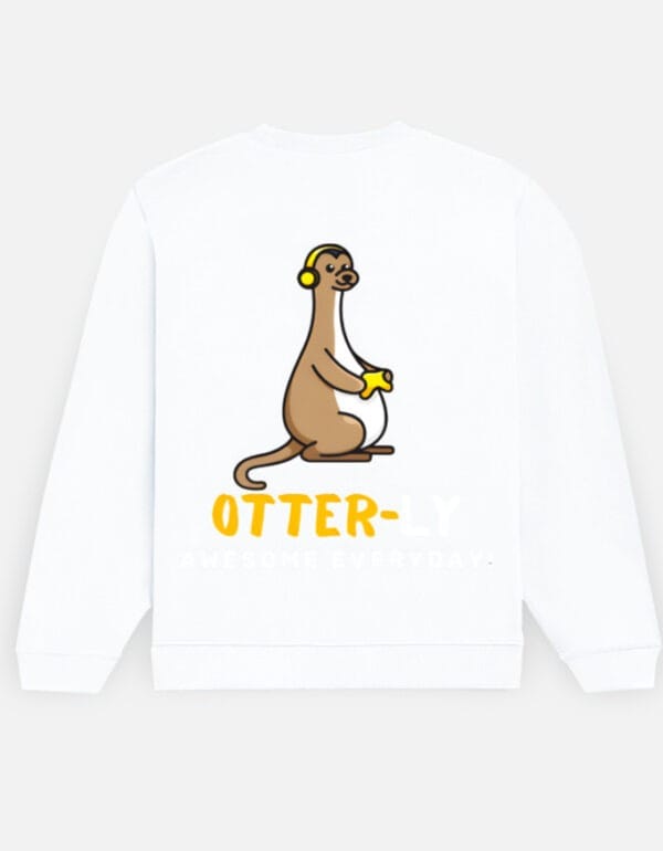 Back_2_c_1-2.jpg Otter-Ly Awesome Unisex Sweatshirt