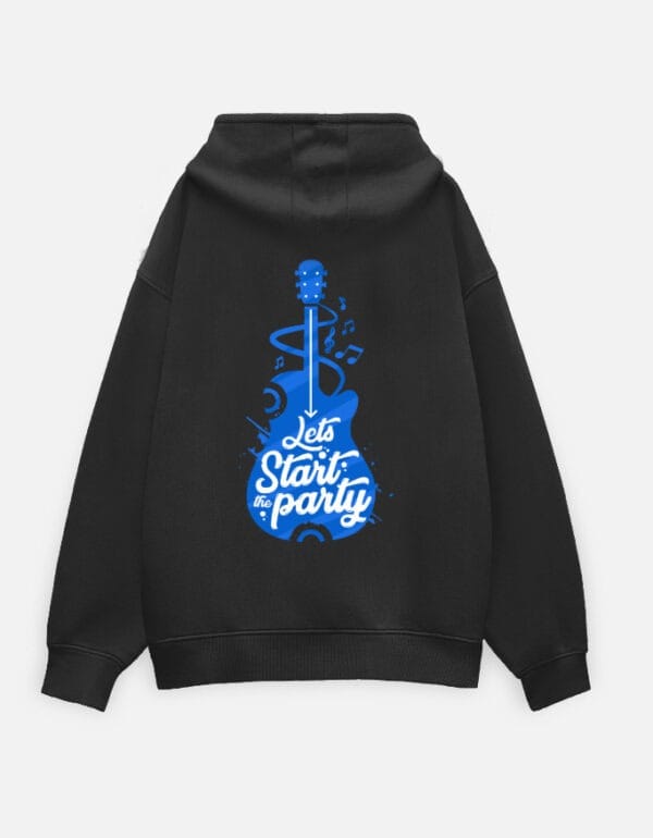 Back_2_c_2-4.jpg Let's Start The Party Unisex Oversized Hoodie