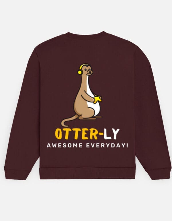 Back_2_c_25-5.jpg Otter-Ly Awesome Unisex Sweatshirt