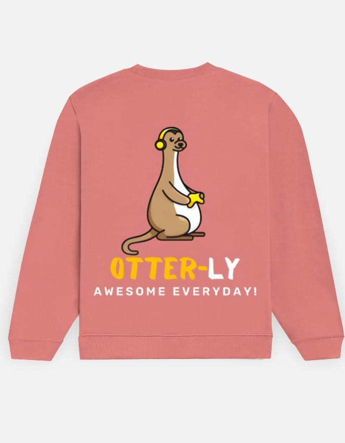 Back_2_c_52.jpg Otter-Ly Awesome Unisex Sweatshirt