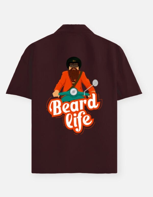 Back_3_c_25-3.jpg Beard Life Cotton Men's Oversized Shirt