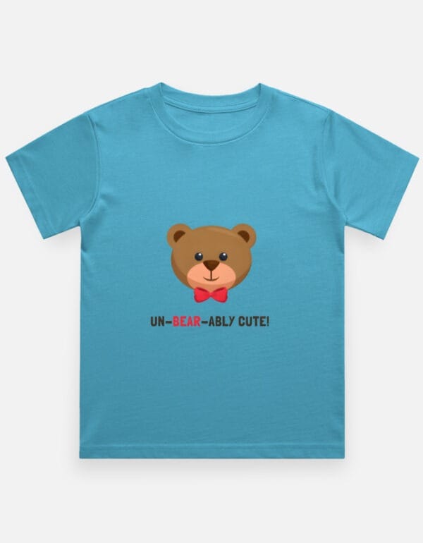 Front_1_c_6-3.jpg Un-Bear-Ably Cute Boy's Crew Neck T-Shirt