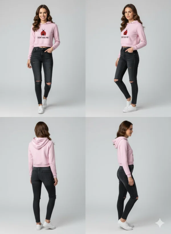 Gemini_Generated_Image_tpmtf9tpmtf9tpmt Don't Bug Me Women's Cropped Hoodie