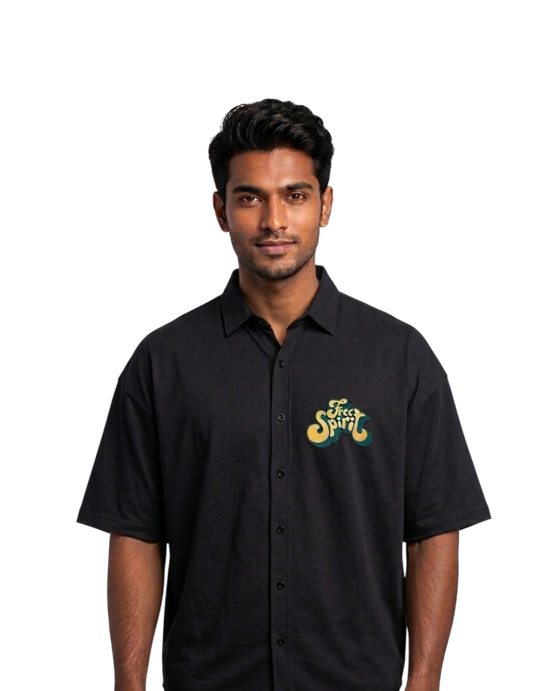 Free Spirit Cotton Unisex Oversized Shirt