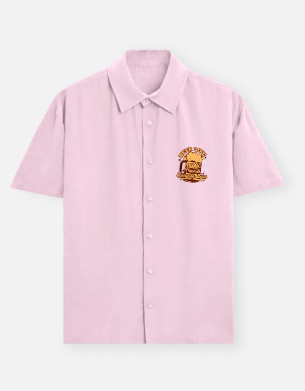 default-4.jpg Beer Friends & Conversations Cotton Unisex Oversized Shirt