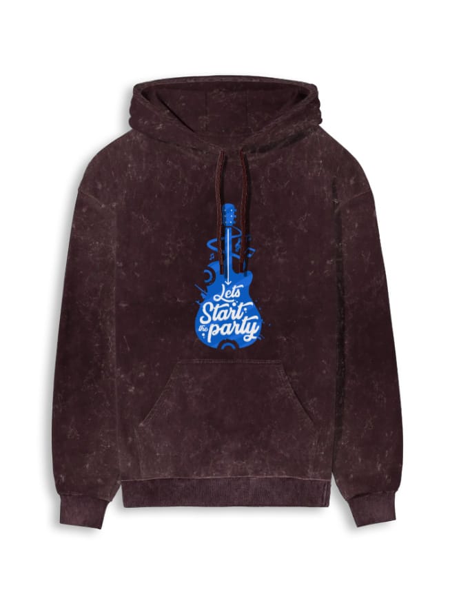 Unisex Acid Washed Hoodie